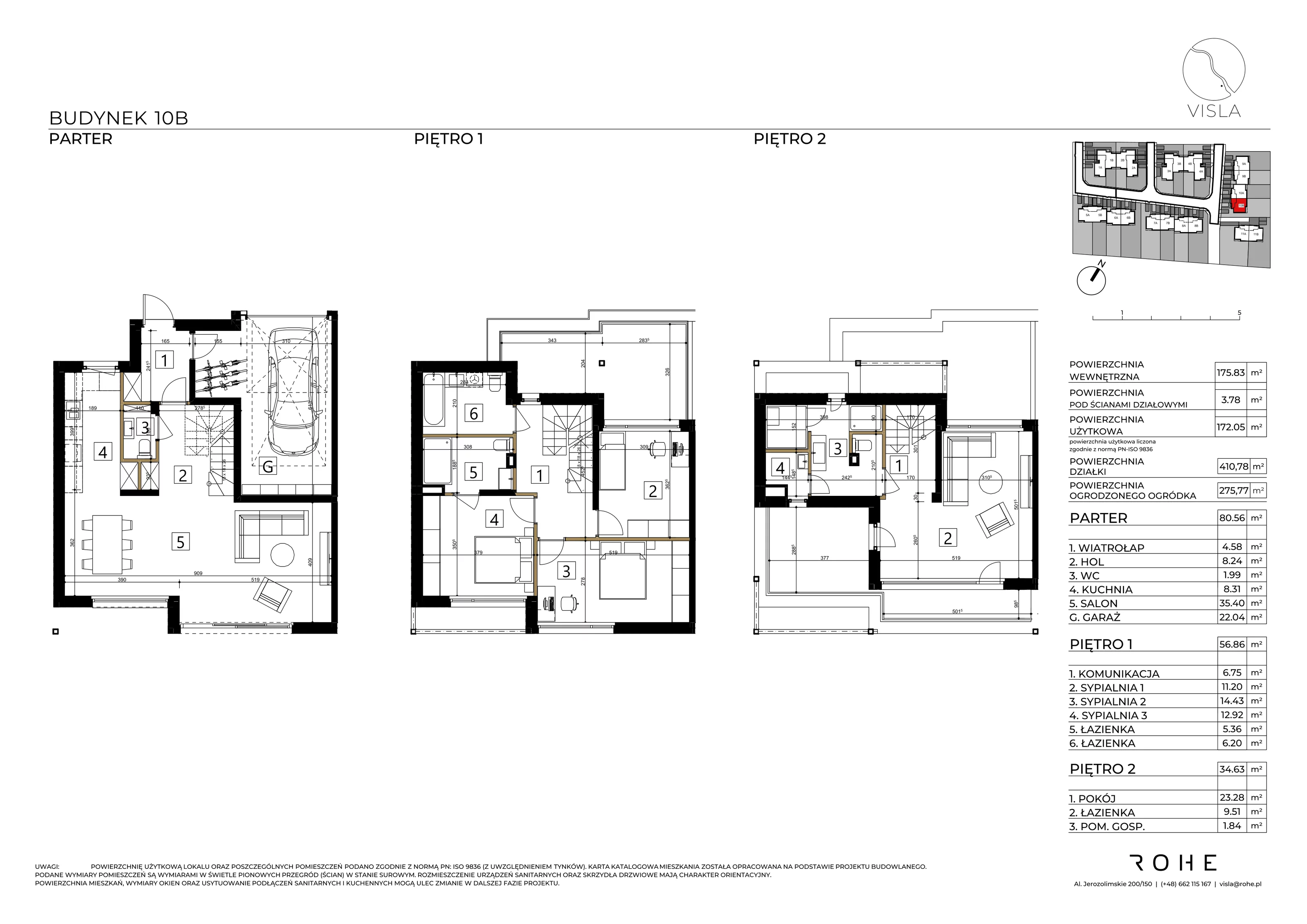 Dom 172,05 m², oferta nr 10B, Visla, Warszawa, Wilanów, Zawady, ul. Wał Zawadowski
