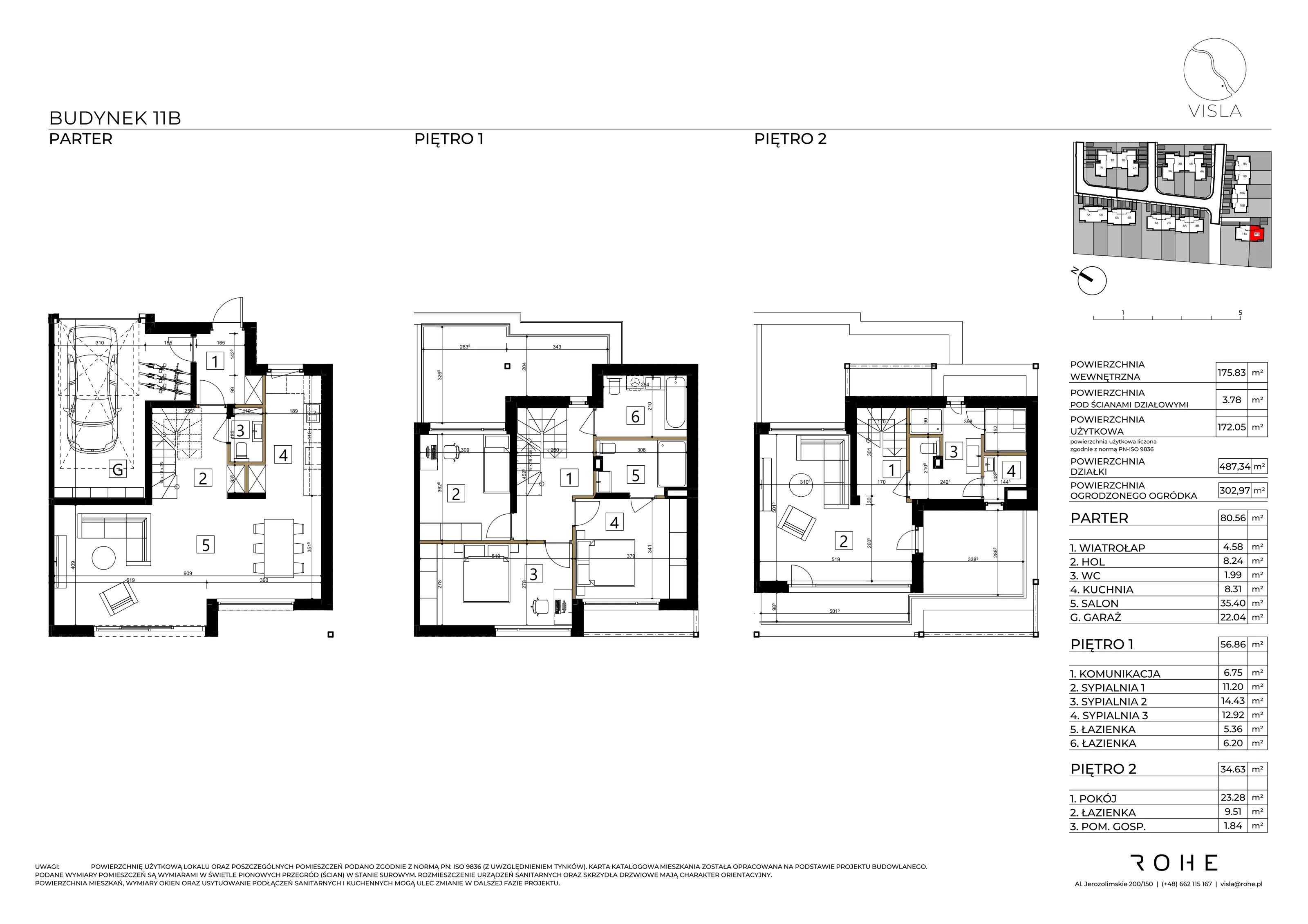 Dom 172,05 m², oferta nr 11B, Visla, Warszawa, Wilanów, Zawady, ul. Wał Zawadowski
