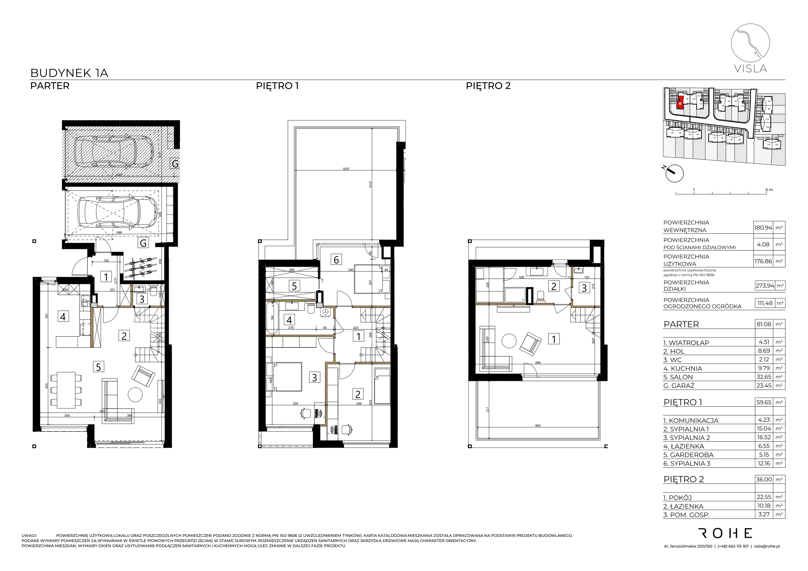 Dom 176,86 m², oferta nr 1A, Visla, Warszawa, Wilanów, Zawady, ul. Wał Zawadowski