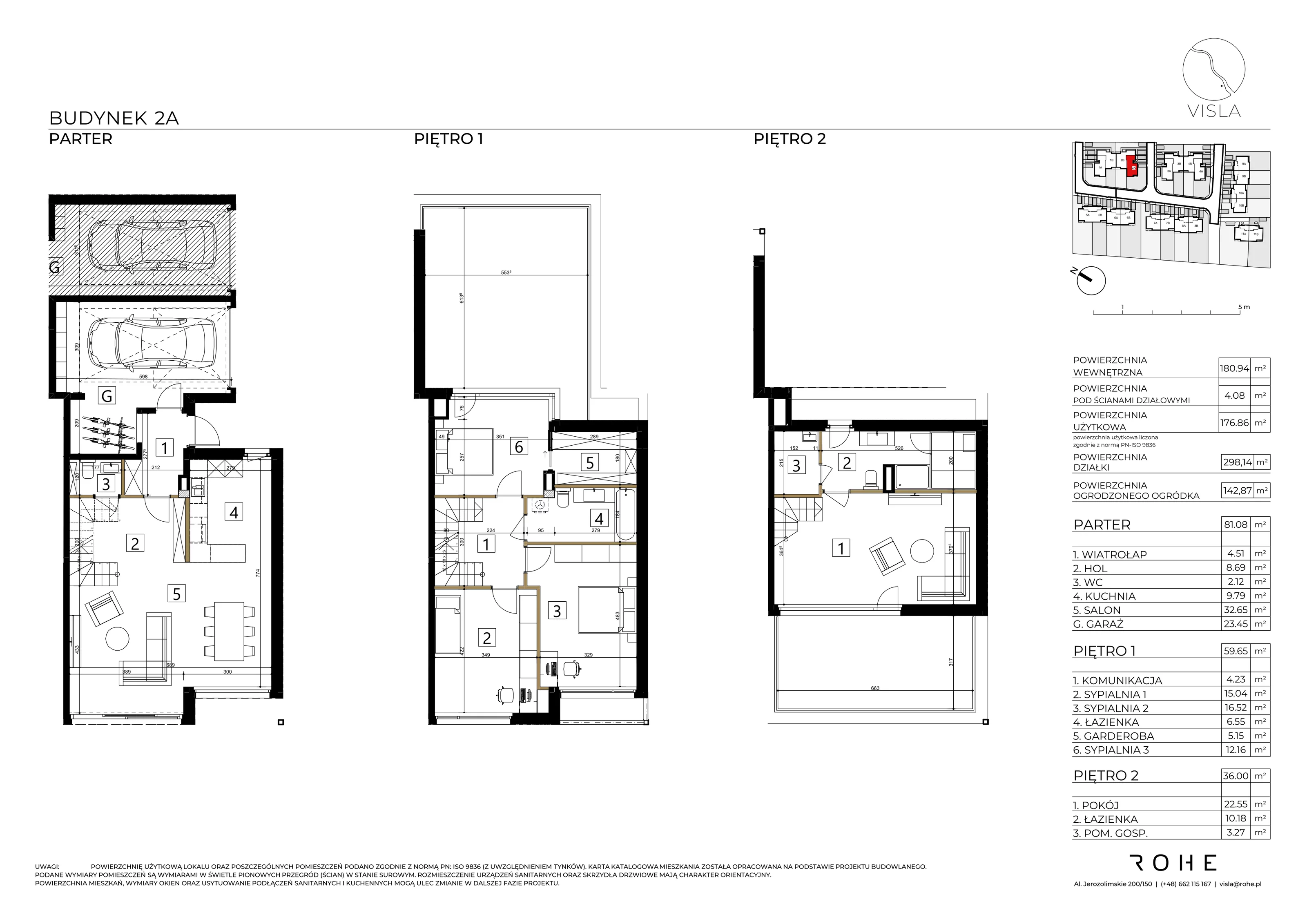 Dom 176,86 m², oferta nr 2A, Visla, Warszawa, Wilanów, Zawady, ul. Wał Zawadowski