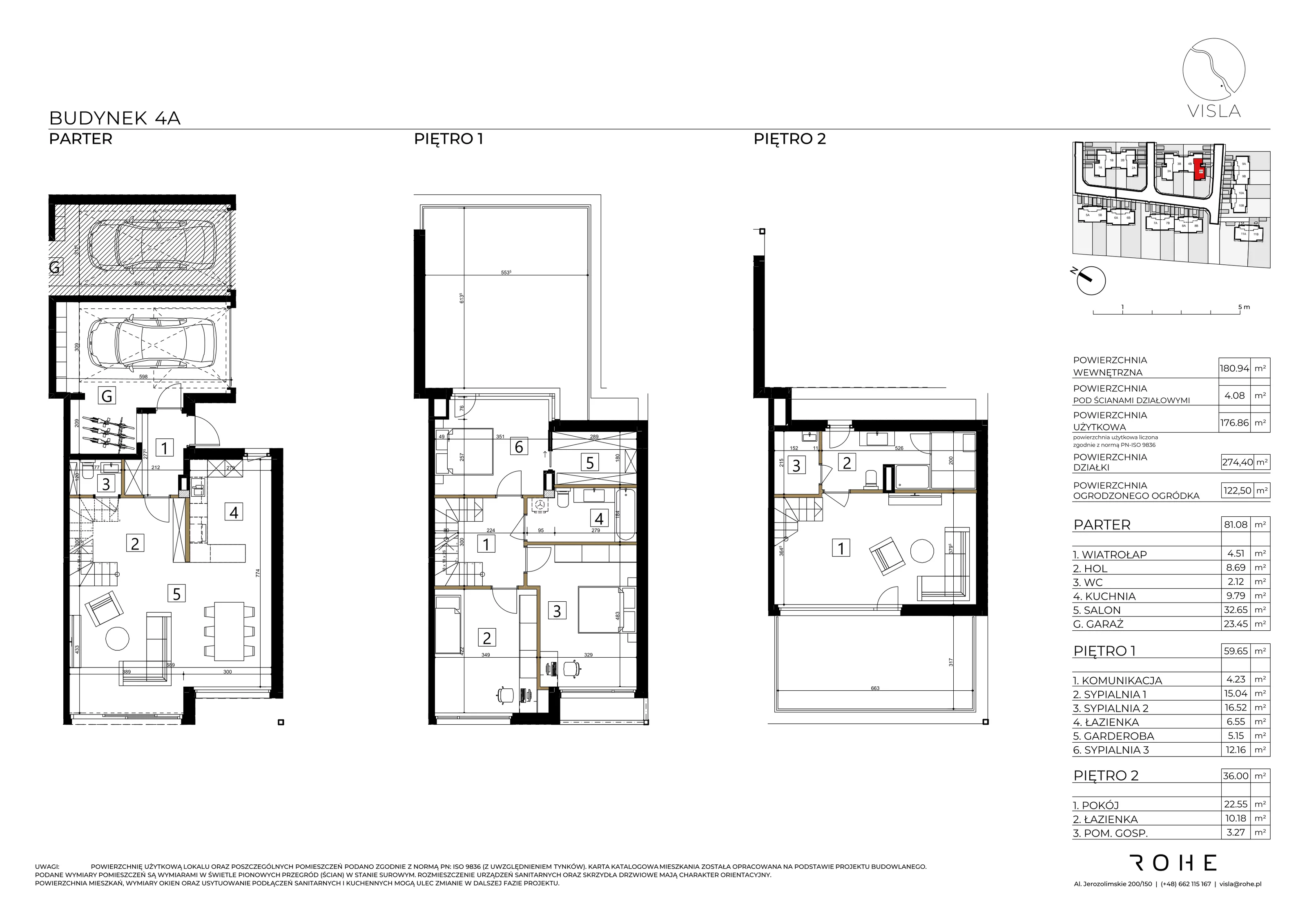Dom 176,86 m², oferta nr 4A, Visla, Warszawa, Wilanów, Zawady, ul. Wał Zawadowski