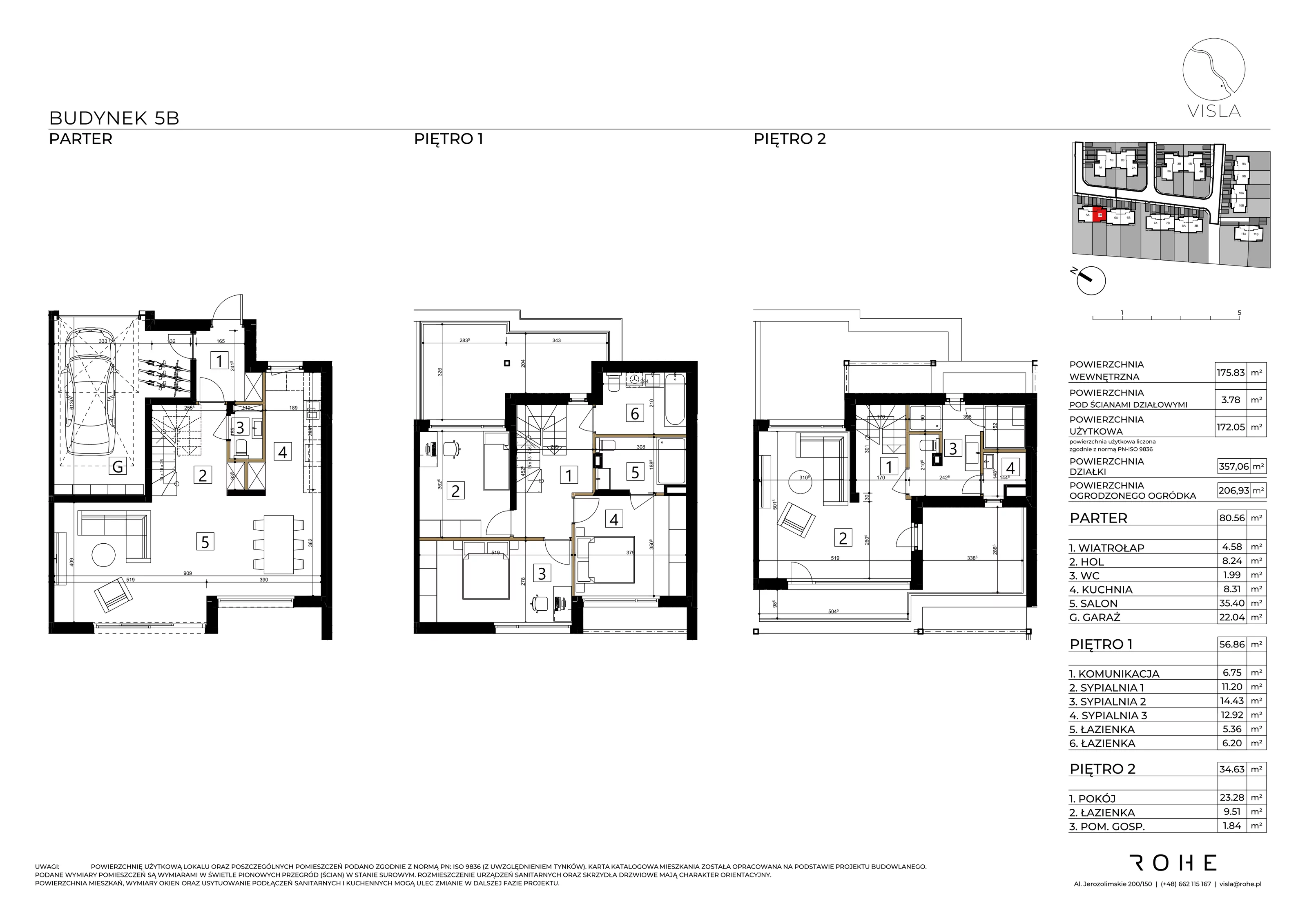 Dom 172,05 m², oferta nr 5B, Visla, Warszawa, Wilanów, Zawady, ul. Wał Zawadowski