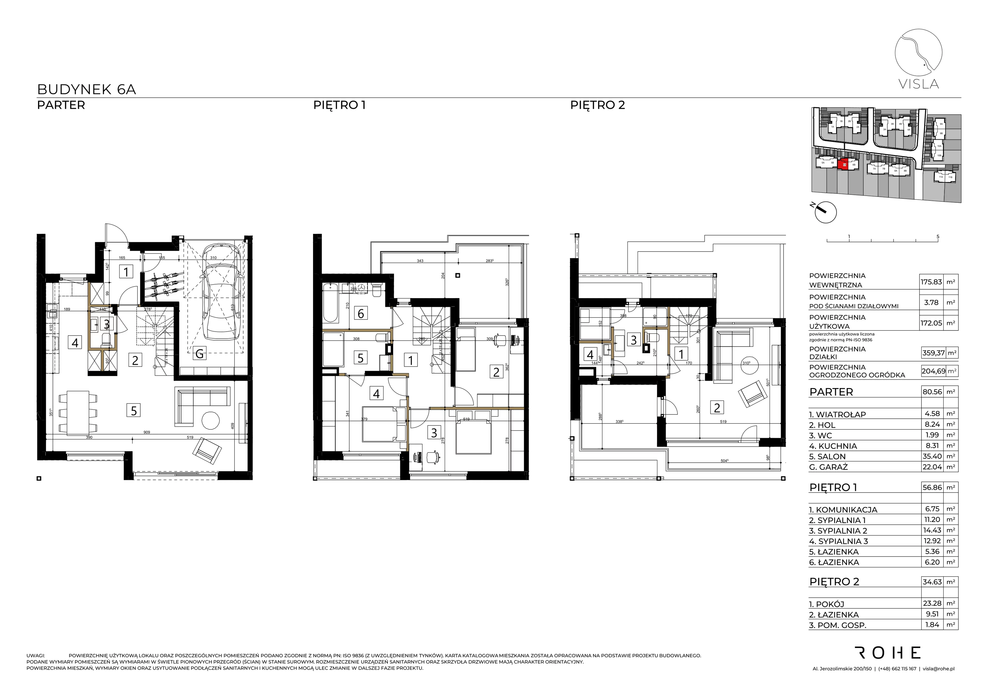 Dom 172,05 m², oferta nr 6A, Visla, Warszawa, Wilanów, Zawady, ul. Wał Zawadowski