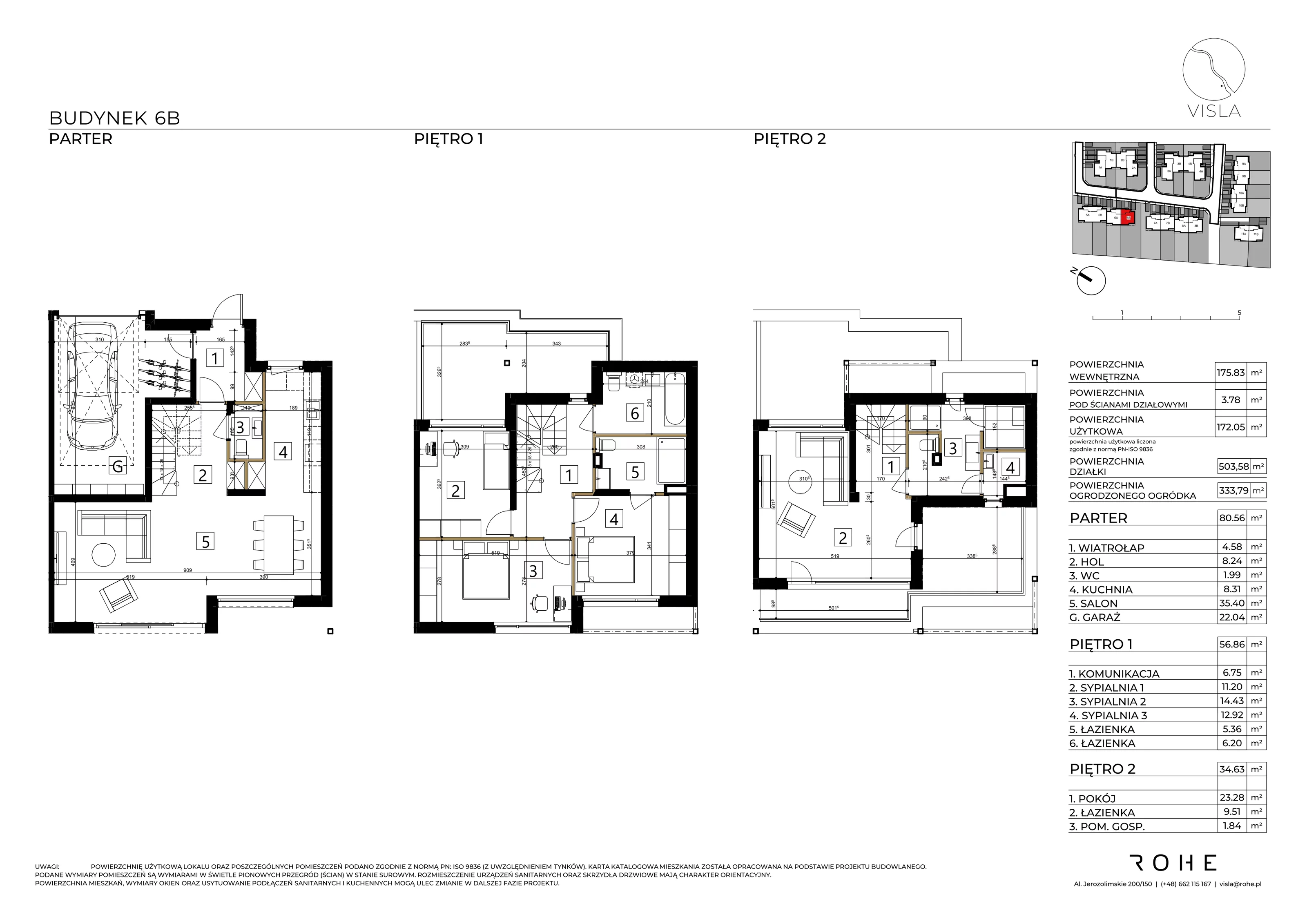 Dom 172,05 m², oferta nr 6B, Visla, Warszawa, Wilanów, Zawady, ul. Wał Zawadowski