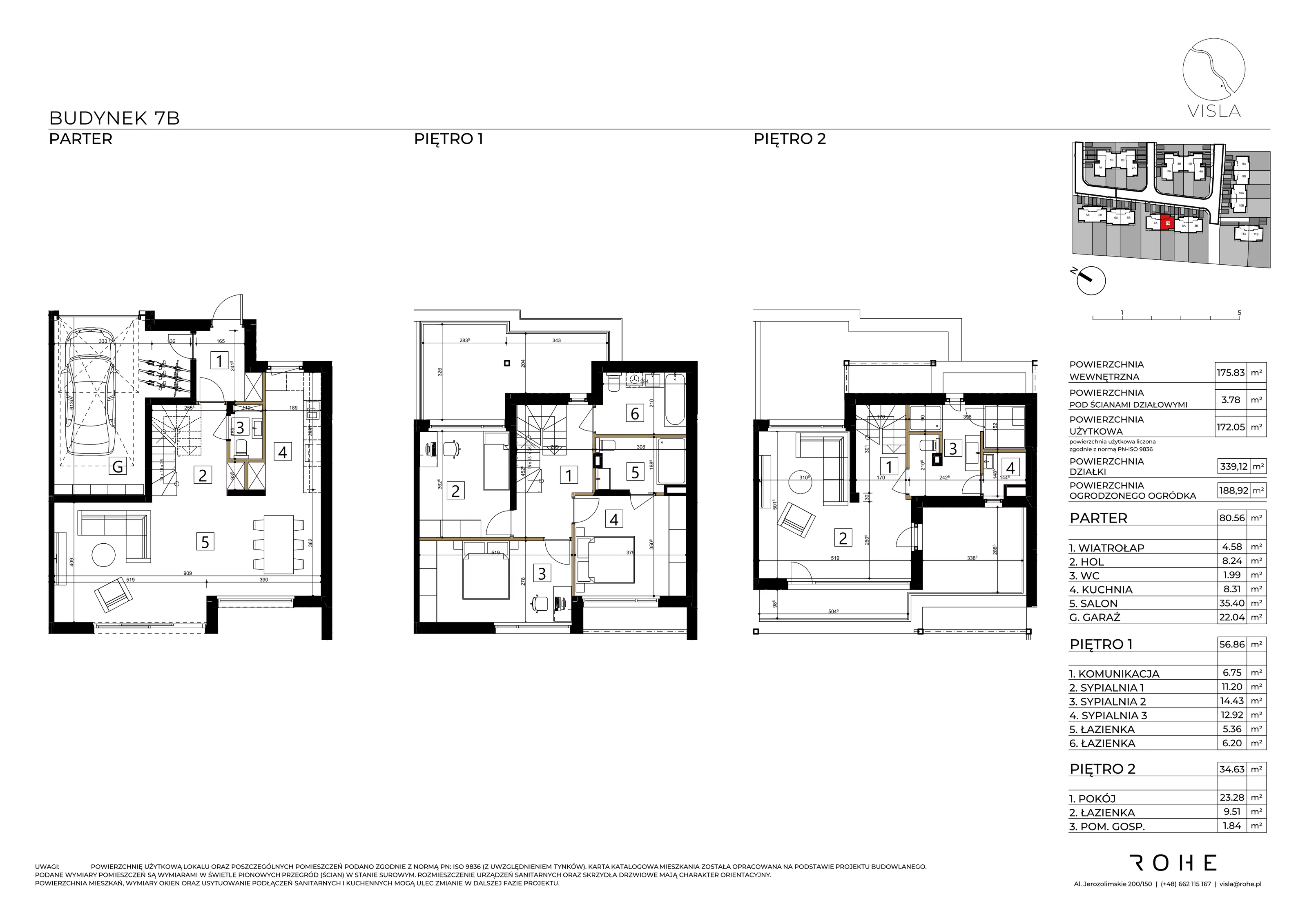 Dom 172,05 m², oferta nr 7B, Visla, Warszawa, Wilanów, Zawady, ul. Wał Zawadowski