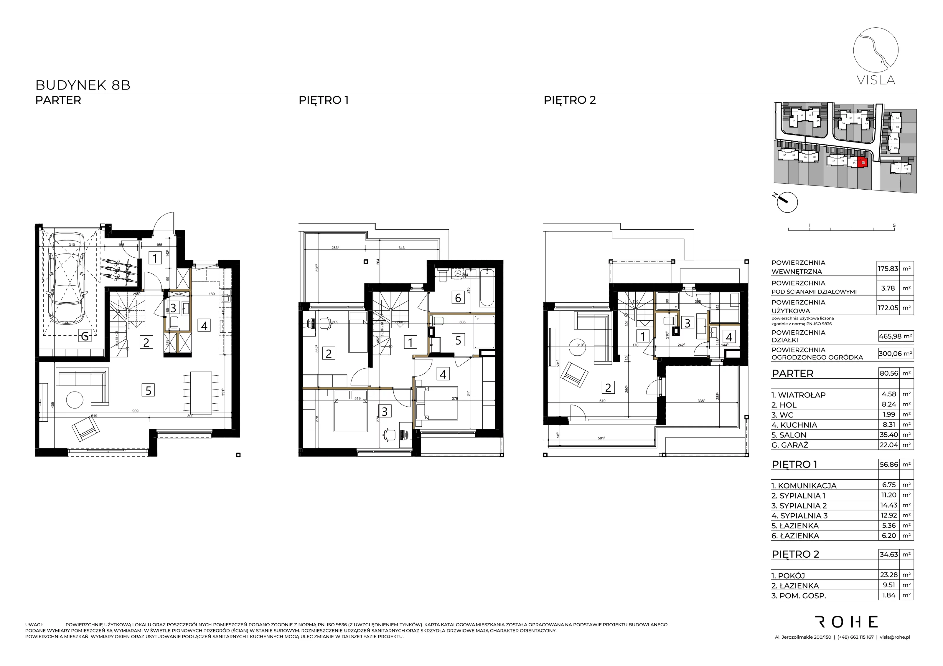 Dom 172,05 m², oferta nr 8B, Visla, Warszawa, Wilanów, Zawady, ul. Wał Zawadowski