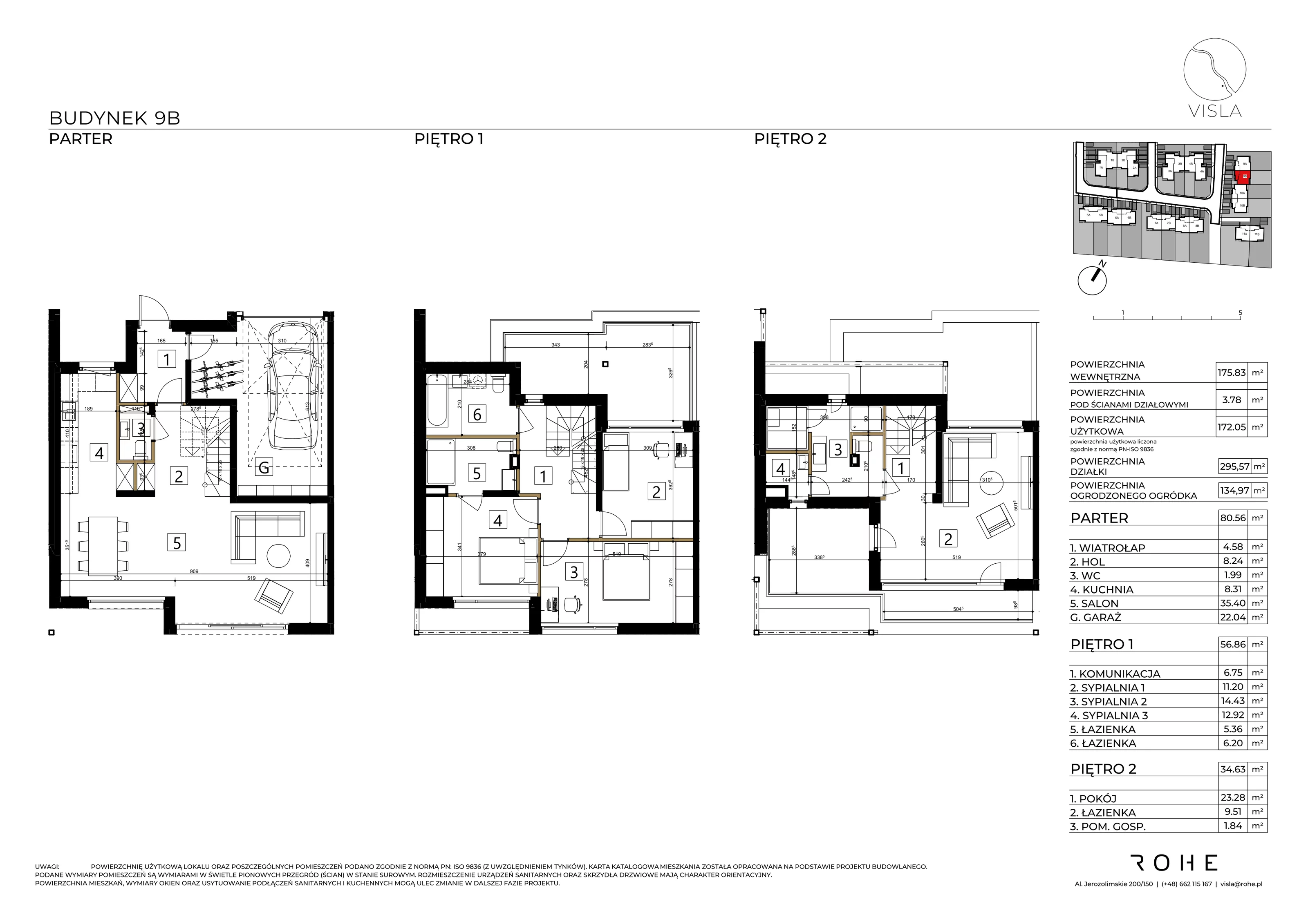 Dom 172,05 m², oferta nr 9B, Visla, Warszawa, Wilanów, Zawady, ul. Wał Zawadowski