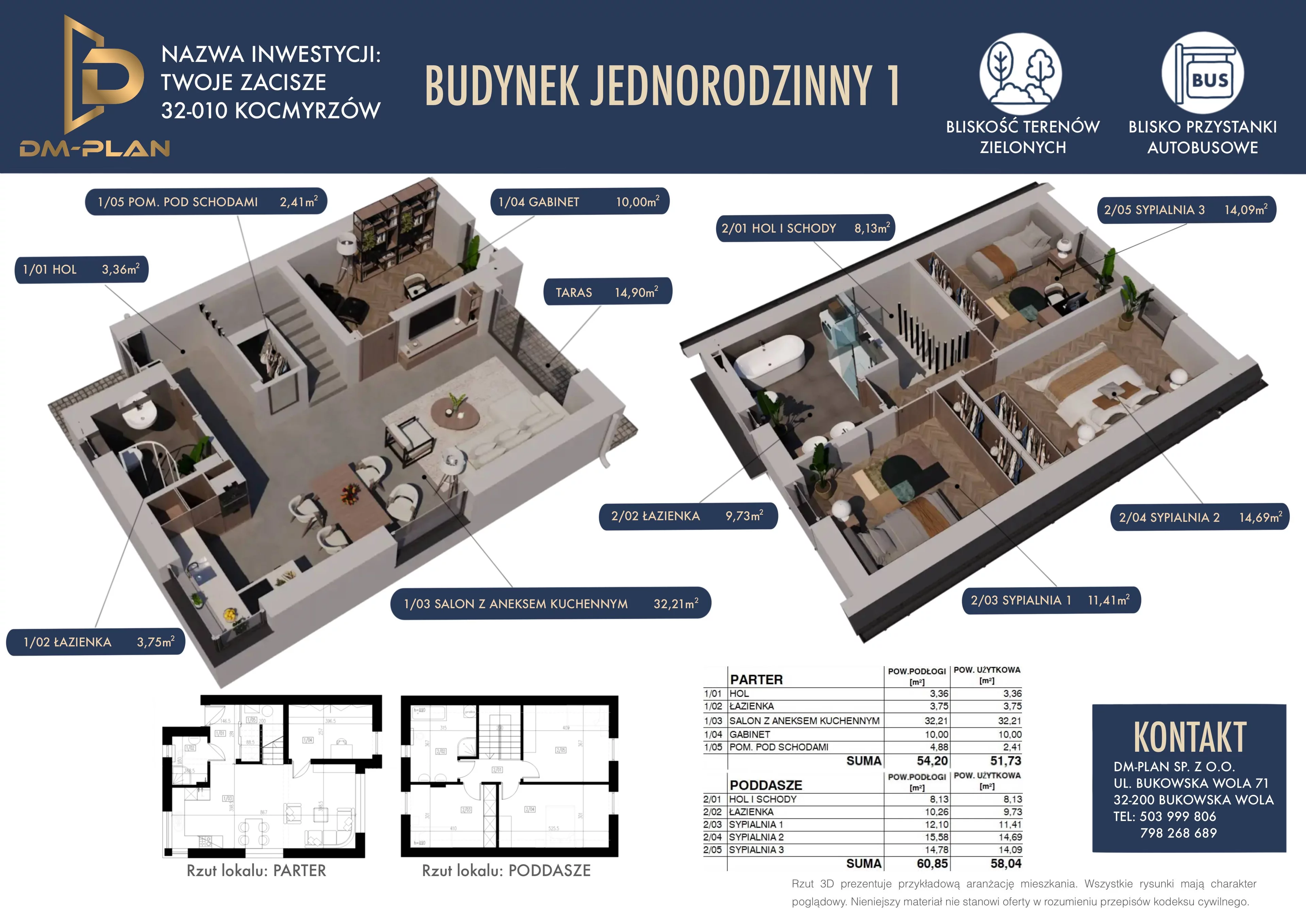 Dom 140,00 m², oferta nr , 10257770, Kocmyrzów
