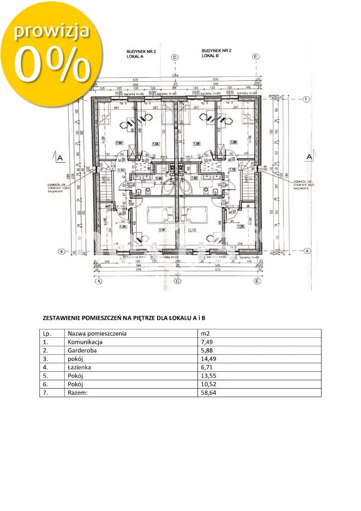 Dom 122,20 m², oferta nr , 46/17137/ODS, Oława