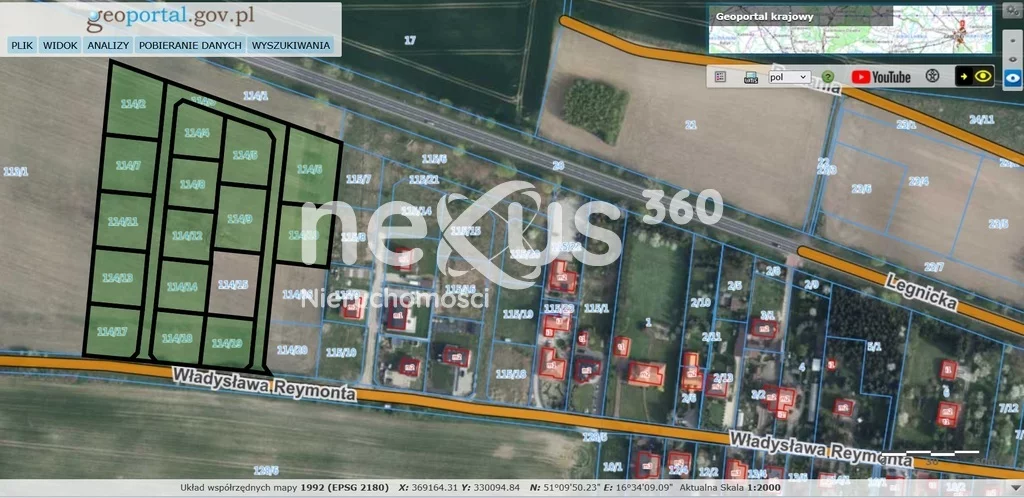 Działka 1 000,00 m², oferta nr , 42/17137/OGS, Proszków