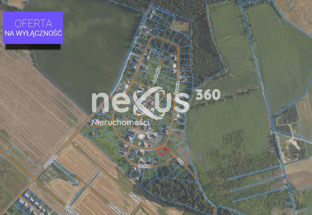 Działka 939,00 m², oferta nr , 53/17137/OGS, Nadolice Wielkie, Żurawia
