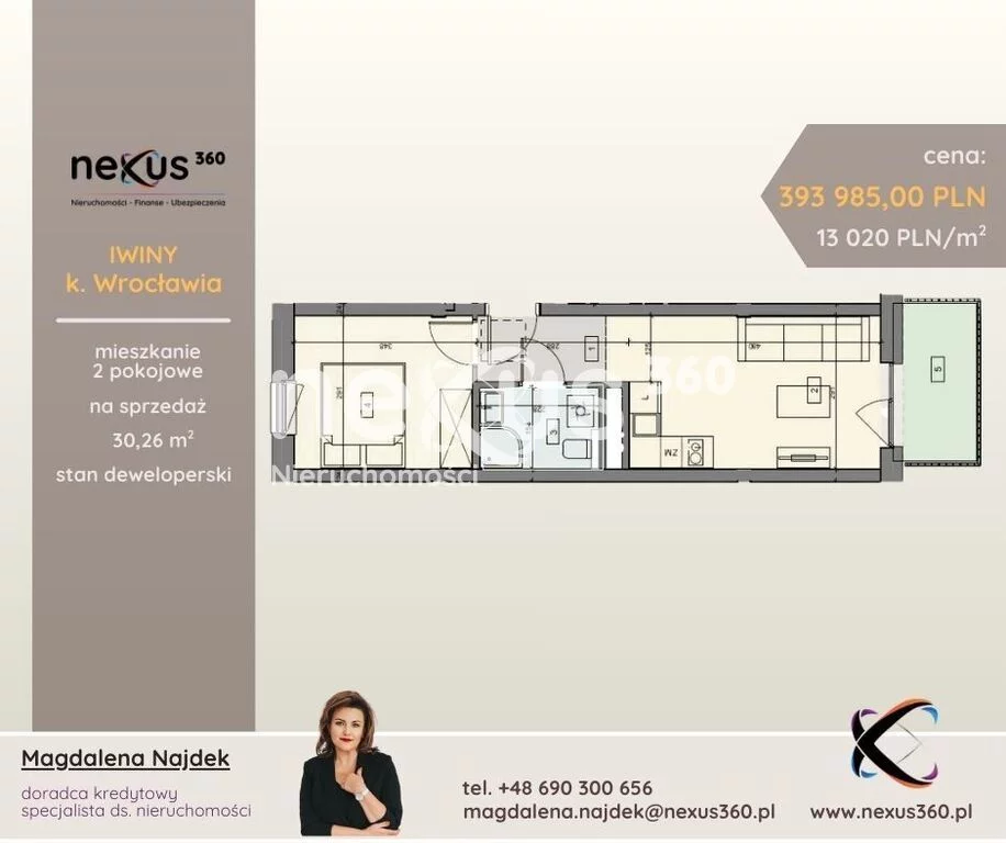 Apartamenty 48/17137/OMS Iwiny Brochowska