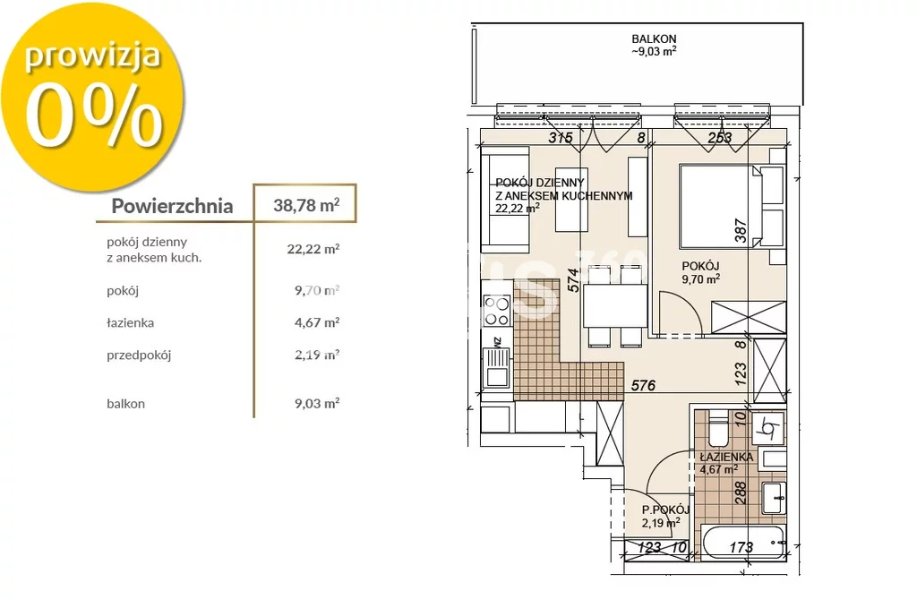 2 pokoje, mieszkanie 38,78 m², parter, oferta nr , 92/17137/OMS, Wrocław, Długa