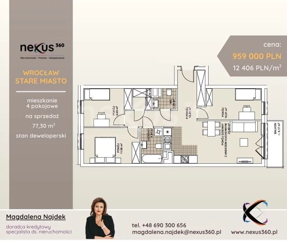 Apartamenty 94/17137/OMS Wrocław Szczepin Długa