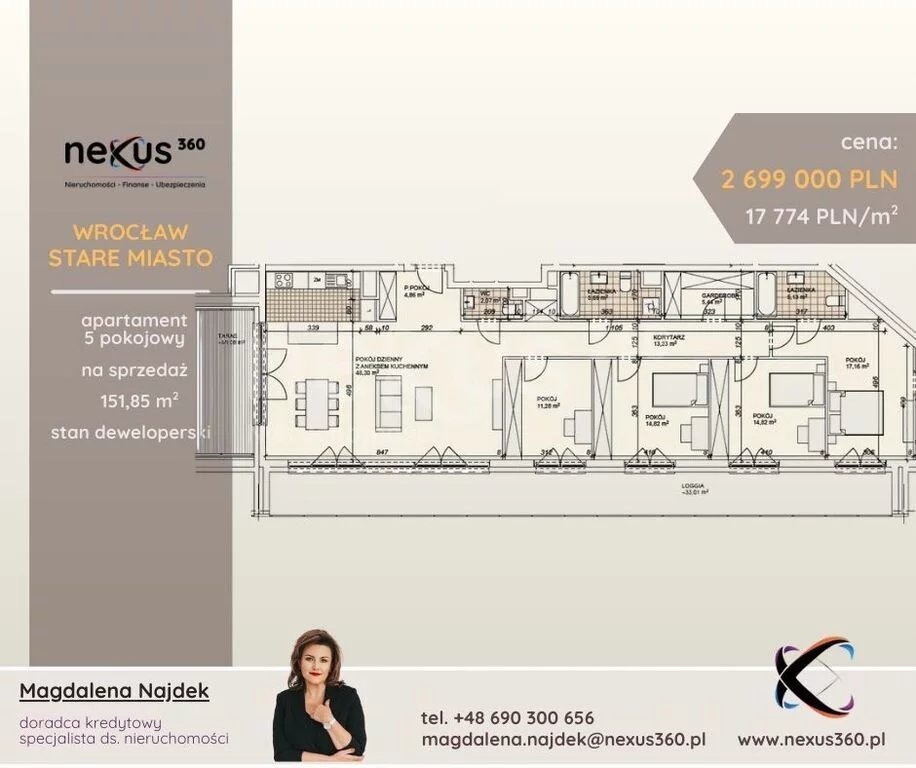 Apartamenty 95/17137/OMS Wrocław Szczepin Długa