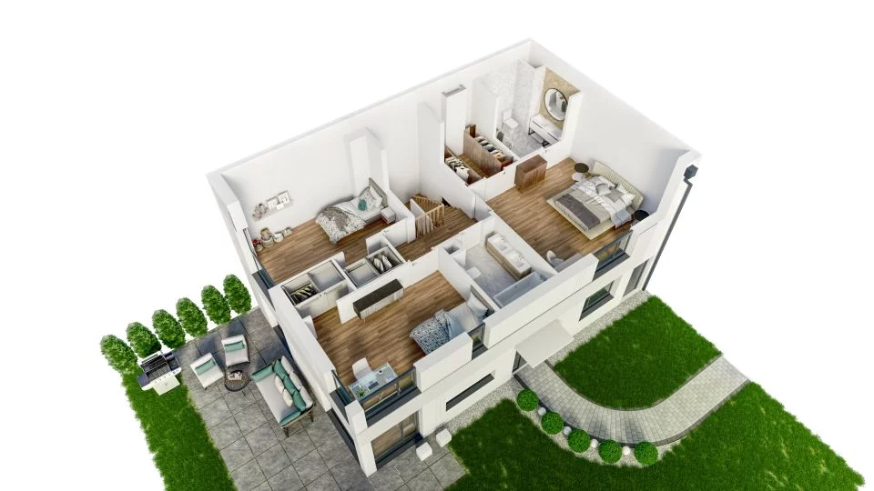Dom 142,88 m², oferta nr , 10273560, Koczargi Stare, Jodłowa