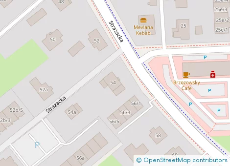 Lokalizacja inwestycji Strażacka 54G