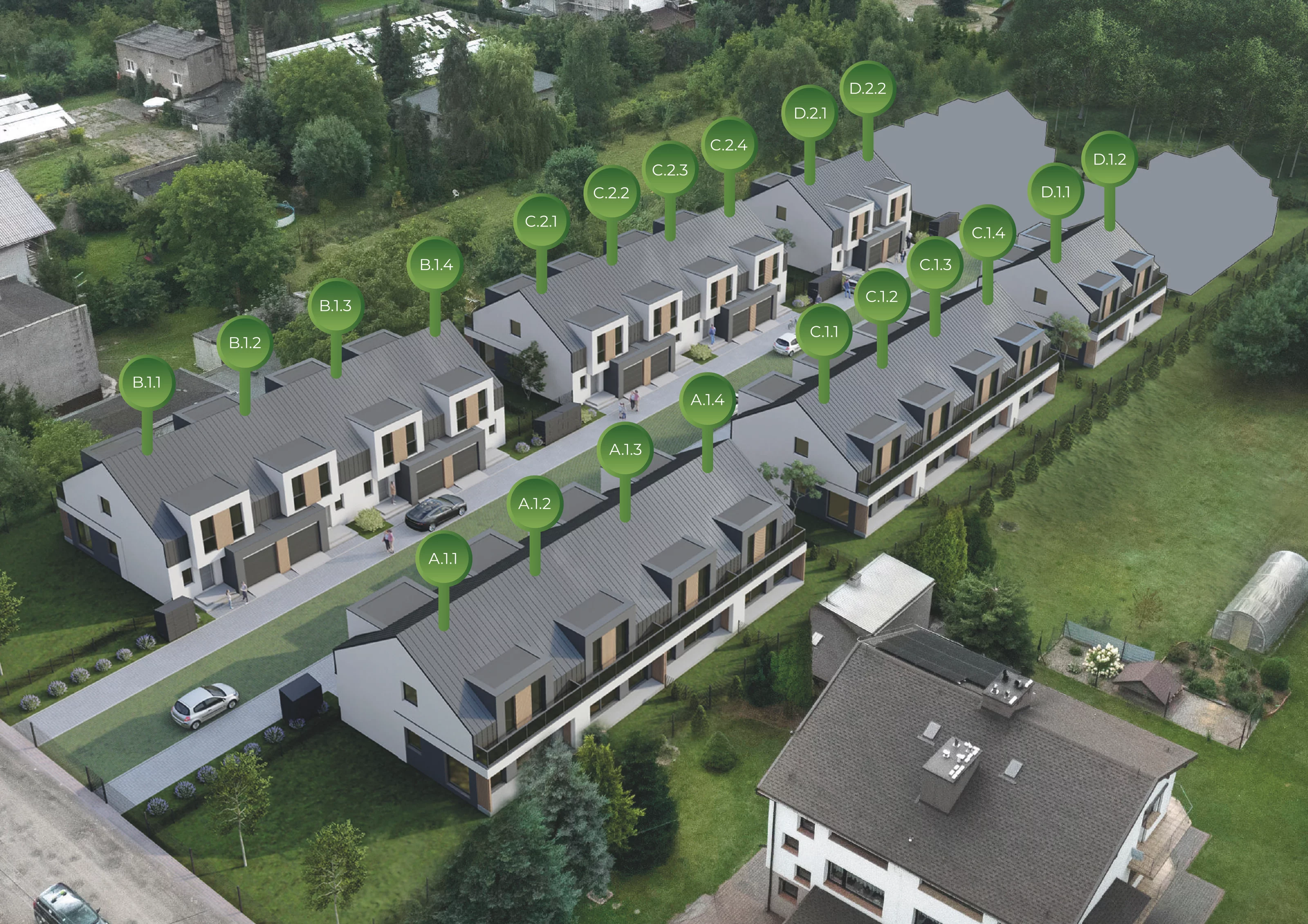 Dom 125,09 m², oferta nr B.1.4, Beskidzka Park, Łódź, Widzew, ul. Beskidzka 129