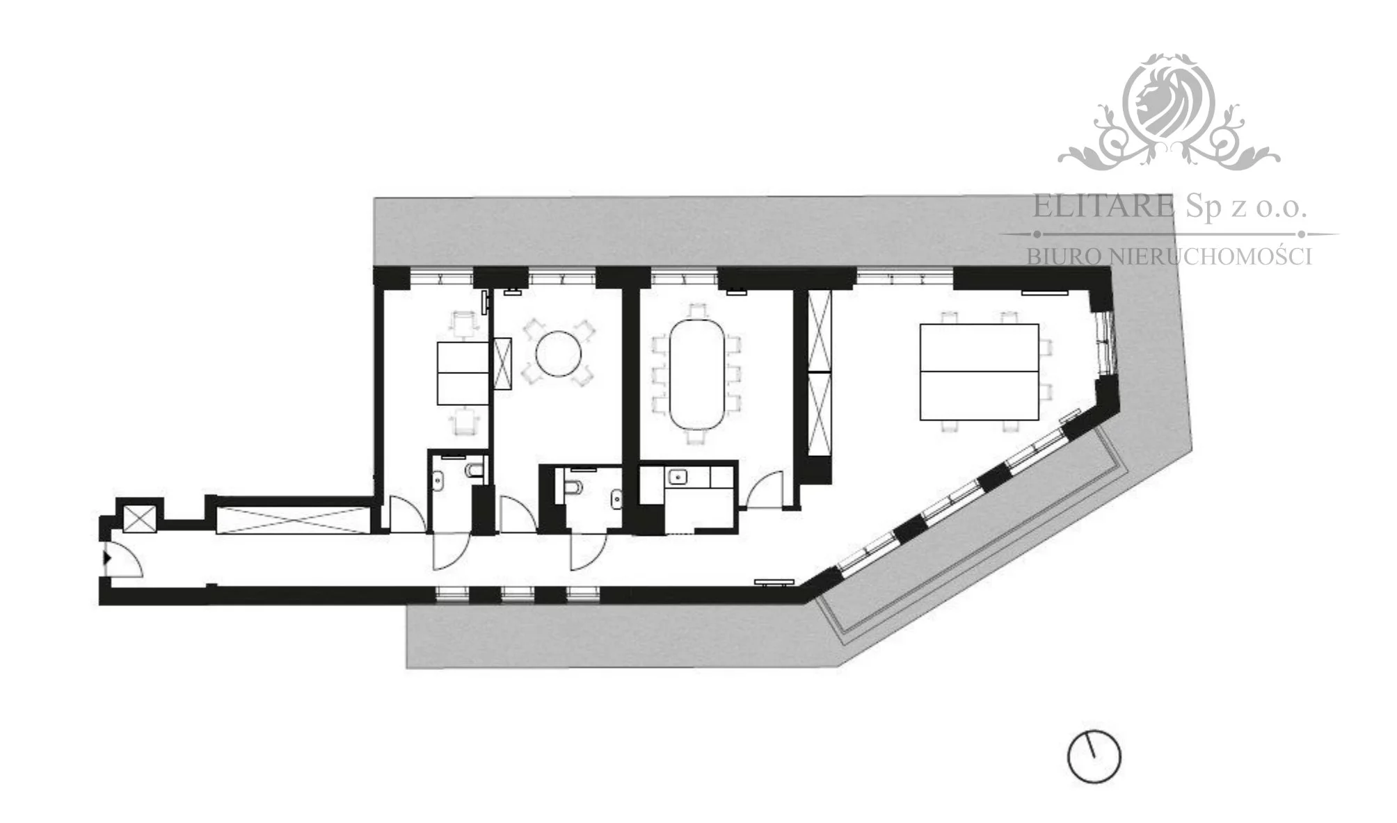 Lokal użytkowy 116,00 m², oferta nr , 1703-8, Wrocław, Krzyki-Partynice, Krzyki, Os. Powstańców Śląskich