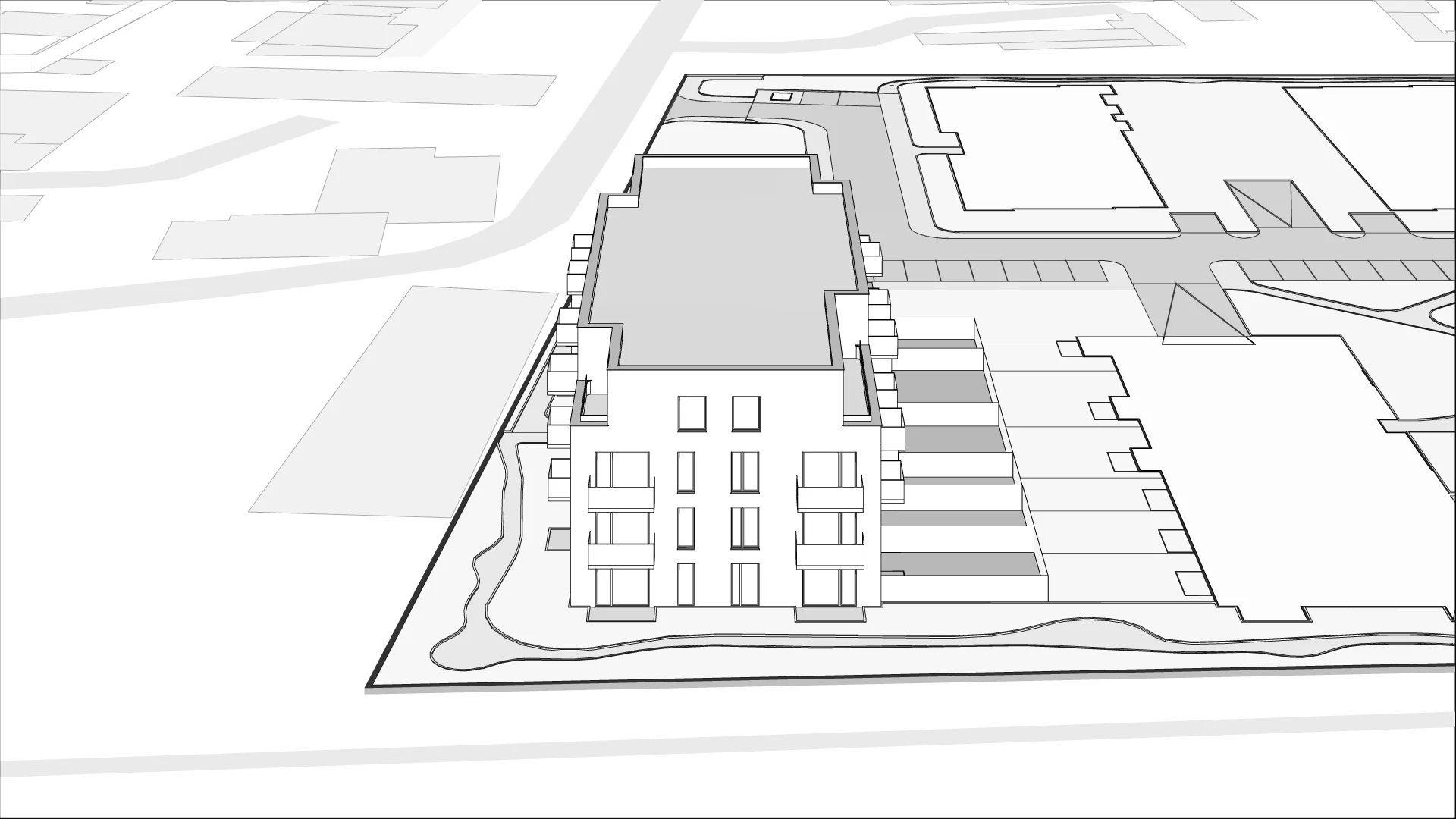 Wirtualna makieta 3D mieszkania 44.36 m², A32