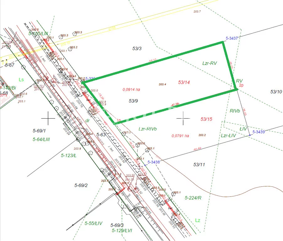 Działka 914,00 m², oferta nr , 4487/4112/OGS, Bełchatów, Żabia
