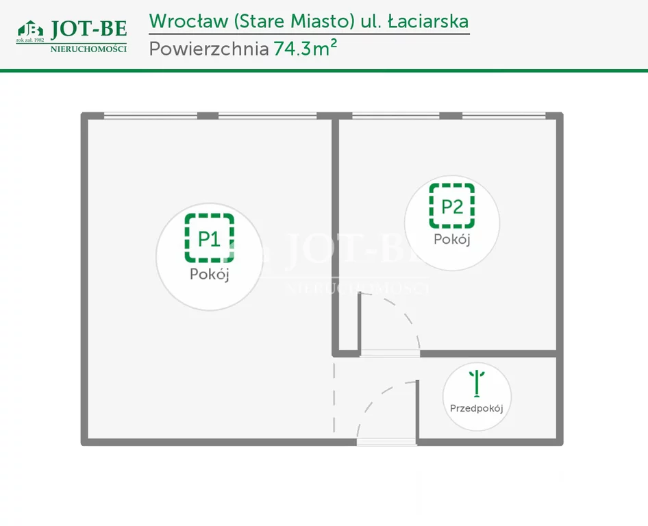 Biuro 74,31 m², oferta nr , 2243/4112/OLW, Wrocław, Łaciarska