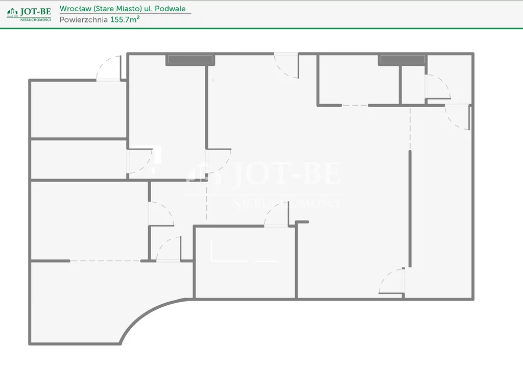 Biuro 155,00 m², oferta nr , 2124/4112/OLW, Wrocław, Stare Miasto, Podwale