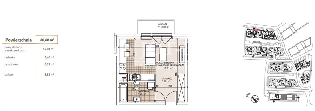 1 pokój, mieszkanie 30,68 m², piętro 4, oferta nr , 17590/4112/OMS, Wrocław, Szczepin, Gnieźnieńska