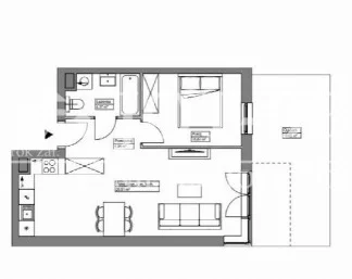 2 pokoje, mieszkanie 45,86 m², parter, oferta nr , 19763/4112/OMS, Wrocław, Krakowska