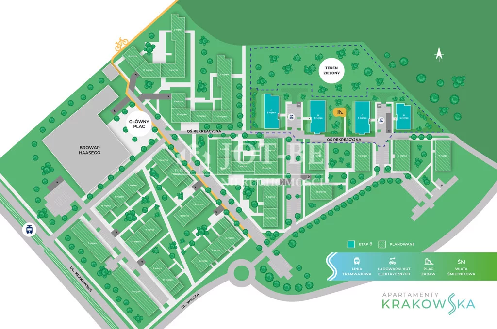 2 pokoje, mieszkanie 49,33 m², piętro 1, oferta nr , 19722/4112/OMS, Wrocław, Krzyki-Partynice, Krzyki, Krakowska