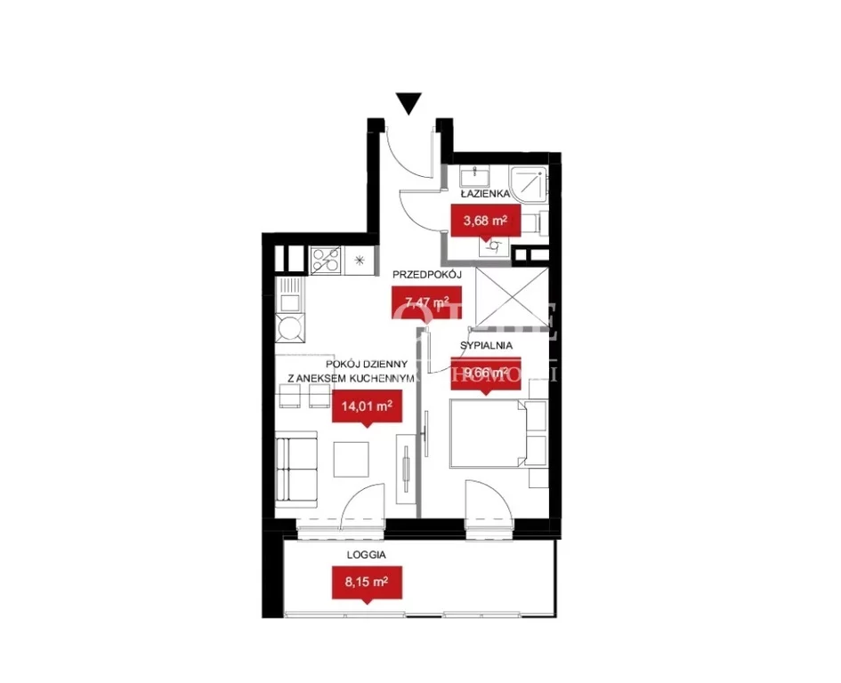 2 pokoje, mieszkanie 34,81 m², piętro 5, oferta nr , 19671/4112/OMS, Wrocław, Kleczków, Władysława Reymonta