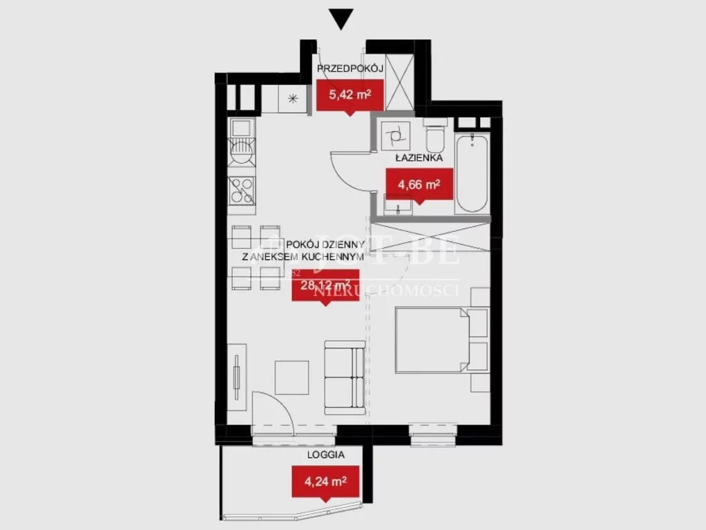 2 pokoje, mieszkanie 38,20 m², piętro 5, oferta nr , 19742/4112/OMS, Wrocław, Kleczków