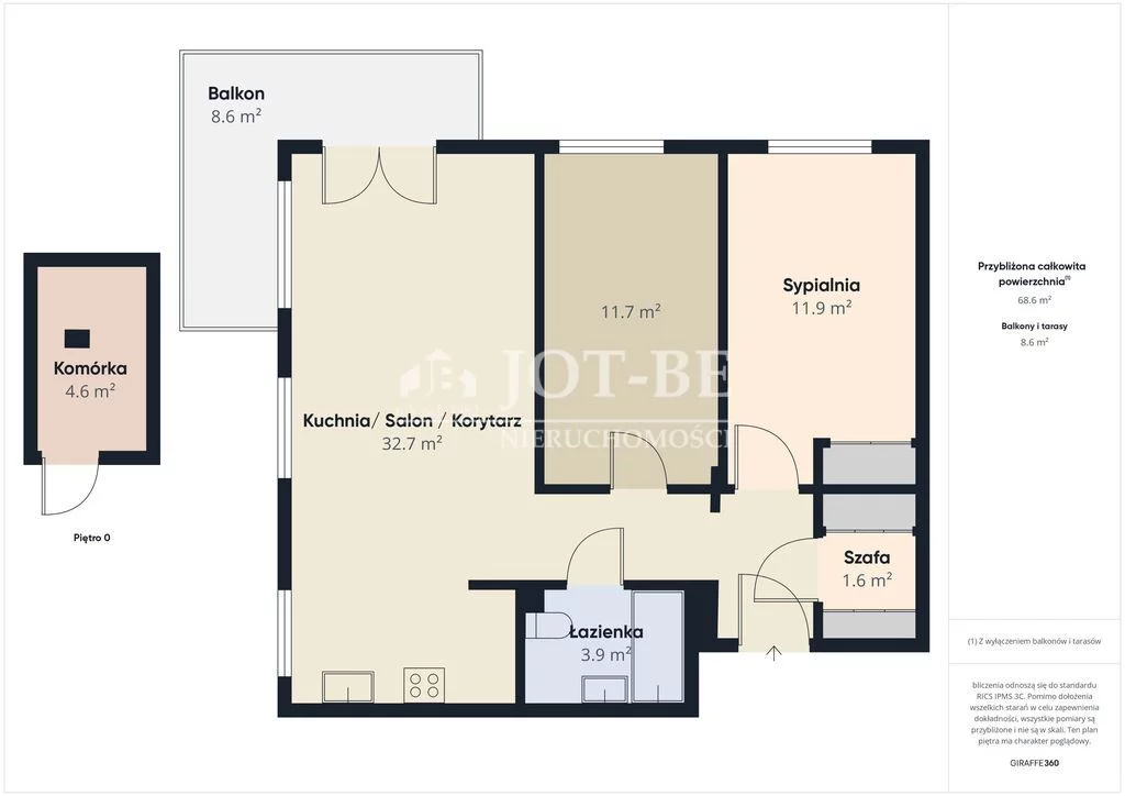 3 pokoje, mieszkanie 67,60 m², piętro 5, oferta nr , 19712/4112/OMS, Wrocław, Sołtysowice, Rafała Wojaczka