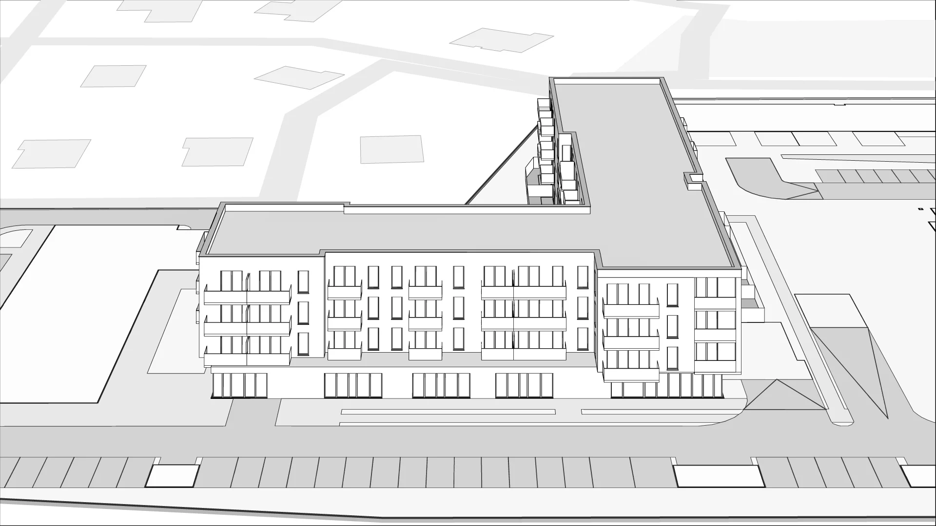 Wirtualna makieta 3D mieszkania 74.6 m², B6.54