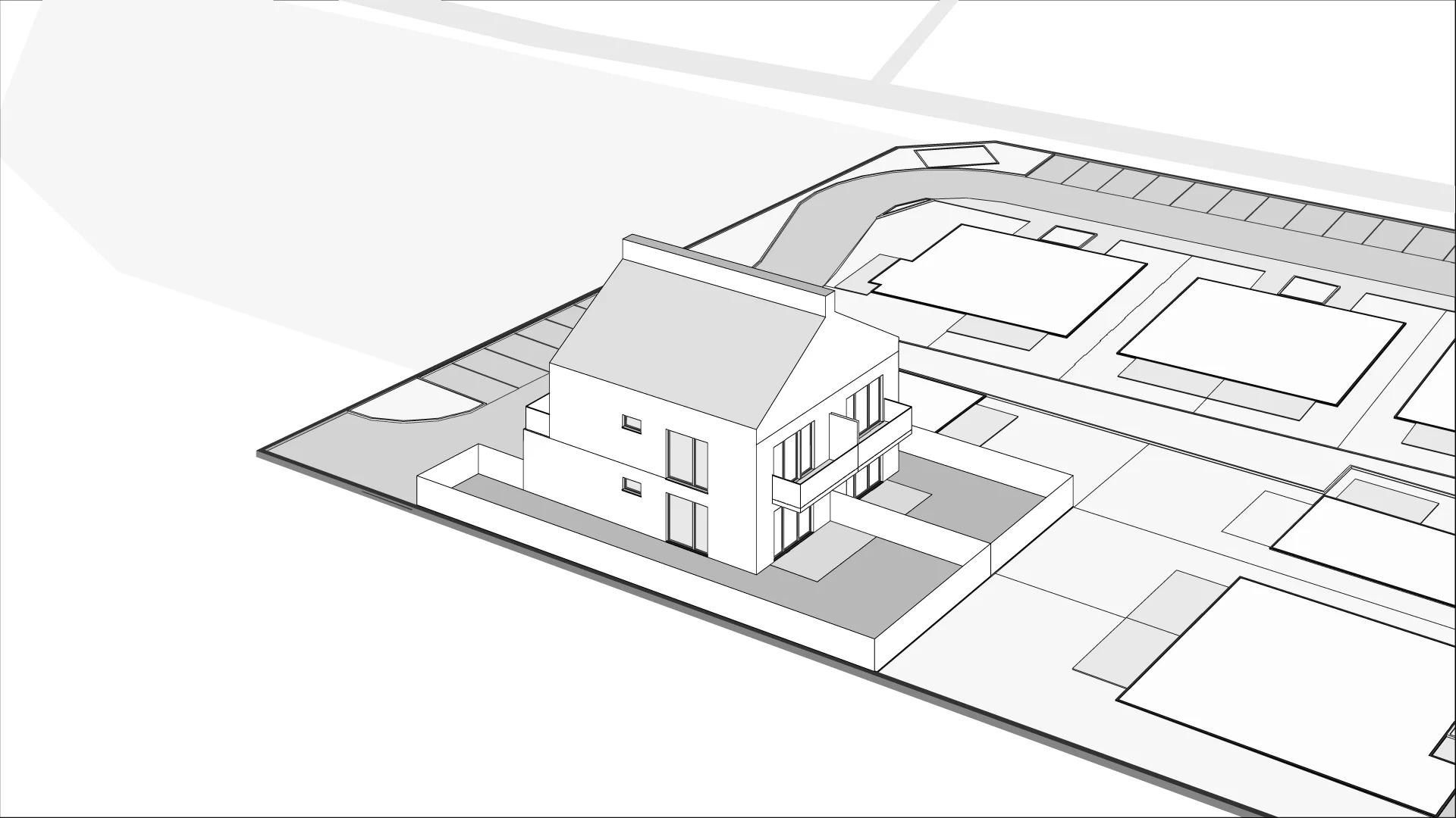 Wirtualna makieta 3D mieszkania 87.45 m², B1M3