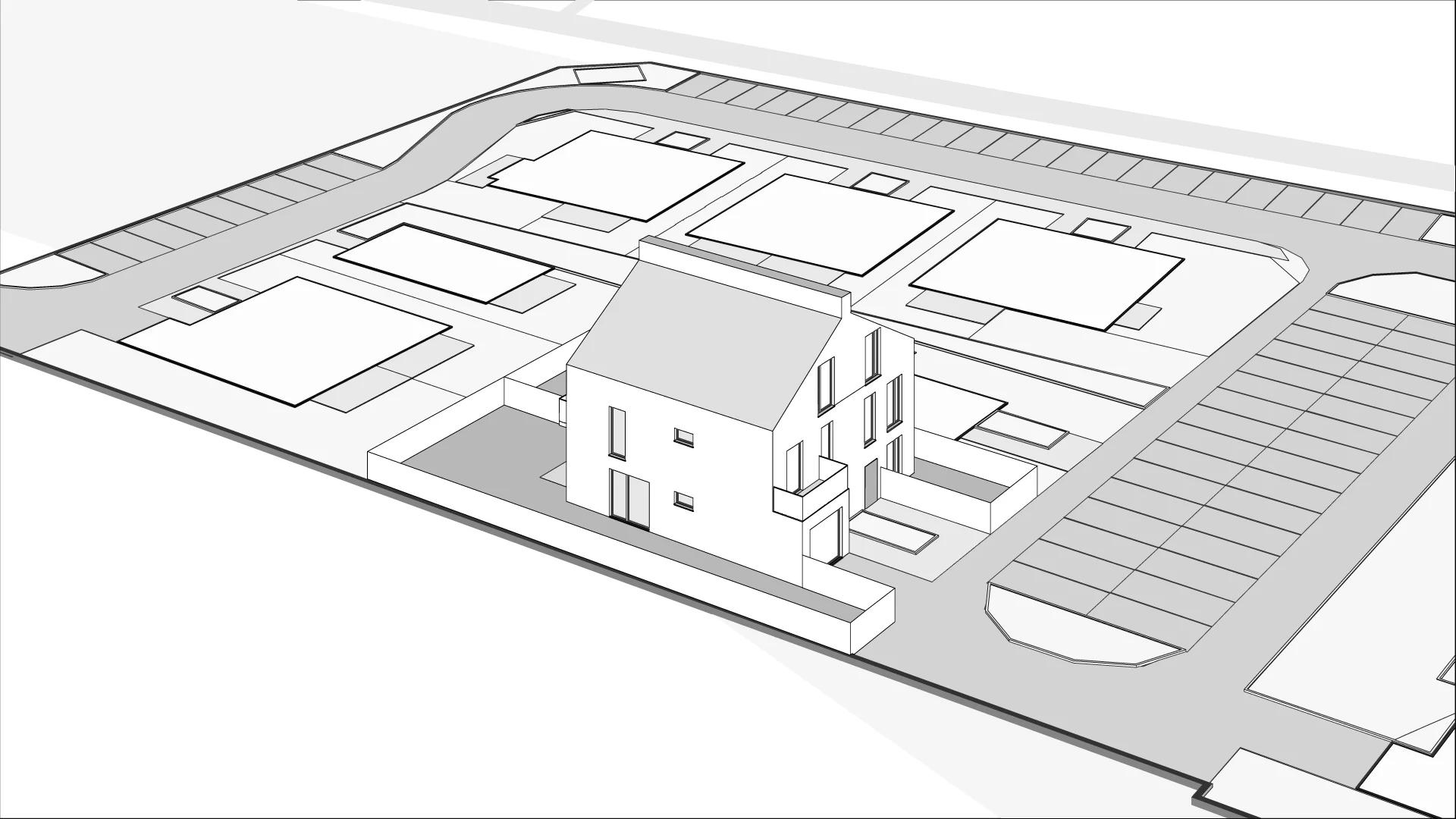 Wirtualna makieta 3D mieszkania 87.44 m², B7M3