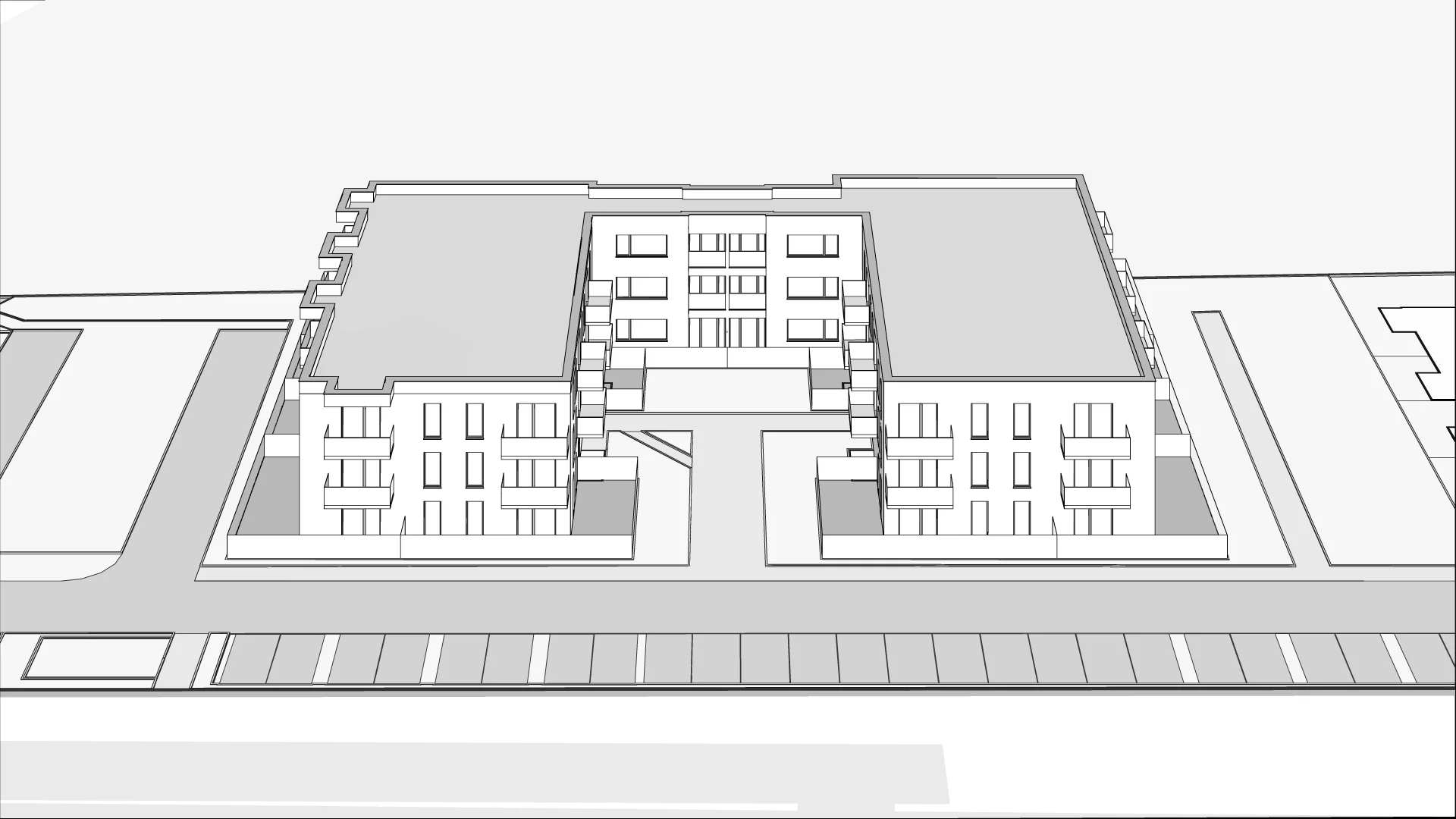 Wirtualna makieta 3D mieszkania 46.21 m², B1.27