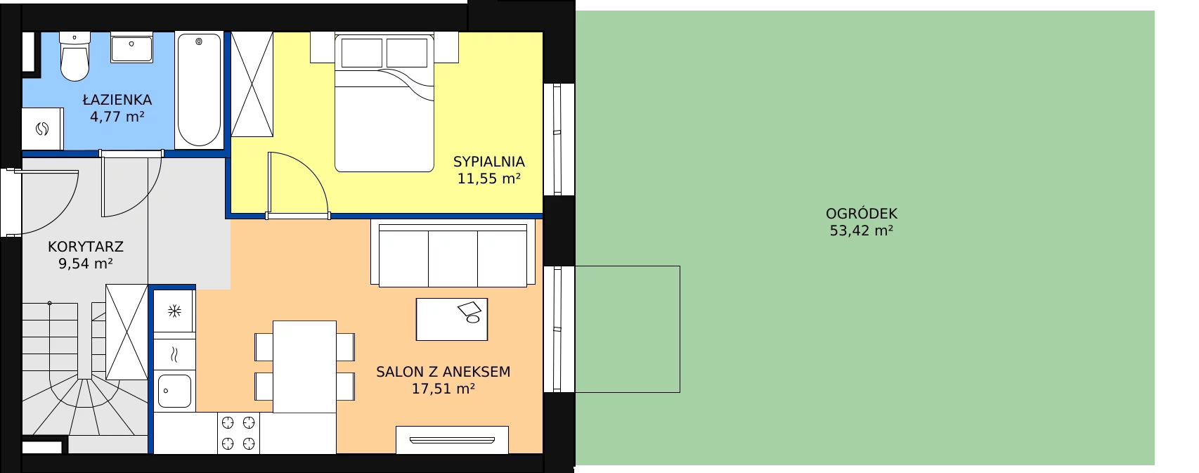 Zalety mieszkania 80.78 m², BB05
