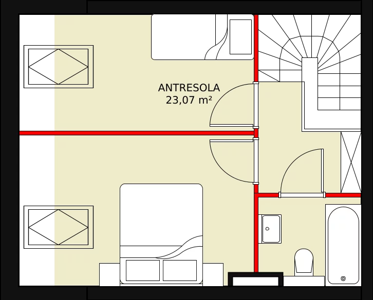 Mieszkanie 62,77 m², piętro 2, oferta nr 3A_36, Nowa Północ, Szczecin, Północ, Stołczyn, ul. Sobola