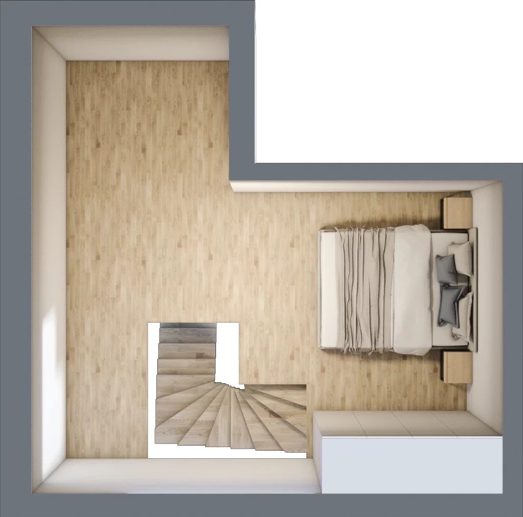 2 pokoje, mieszkanie 45,92 m², piętro 2, oferta nr 3A_37, Nowa Północ, Szczecin, Północ, Stołczyn, ul. Sobola