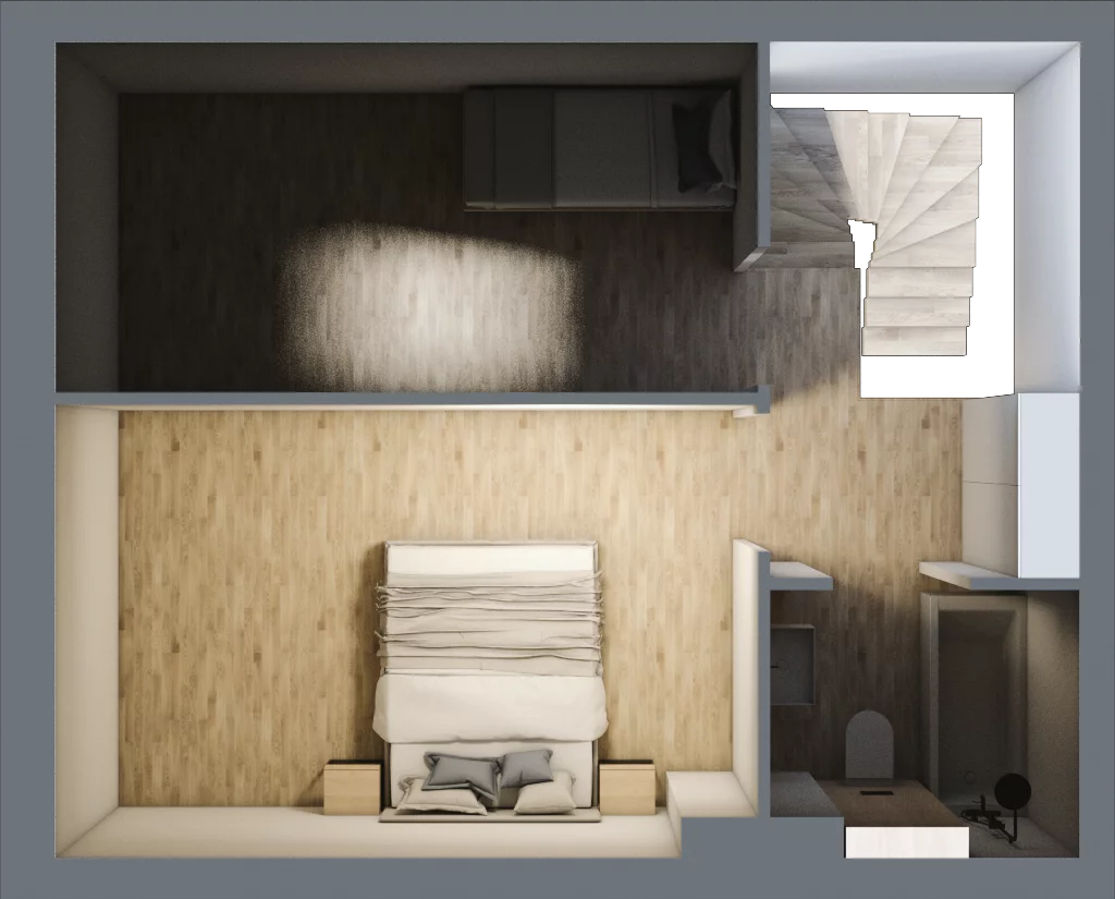 3 pokoje, mieszkanie 62,77 m², piętro 2, oferta nr 3A_36, Nowa Północ, Szczecin, Północ, Stołczyn, ul. Sobola