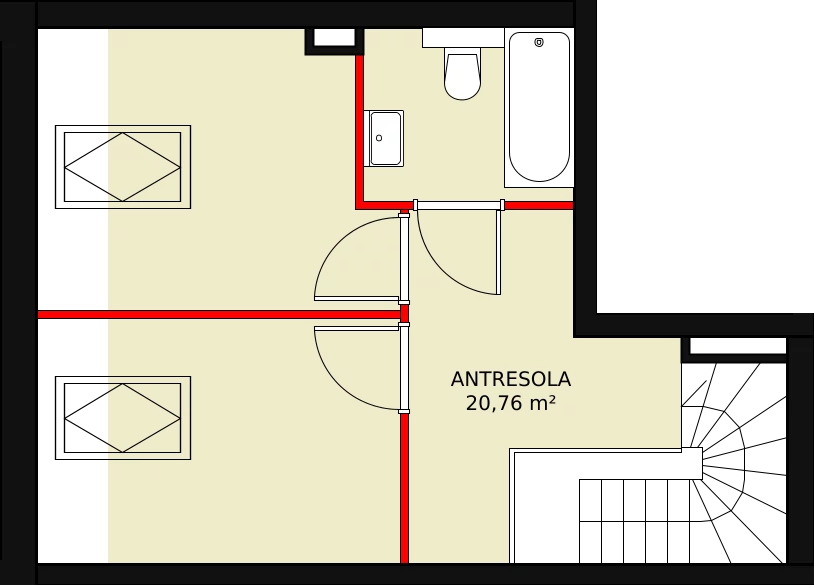 Mieszkanie 64,53 m², piętro 2, oferta nr 4B_18, Nowa Północ, Szczecin, Północ, Stołczyn, ul. Sobola