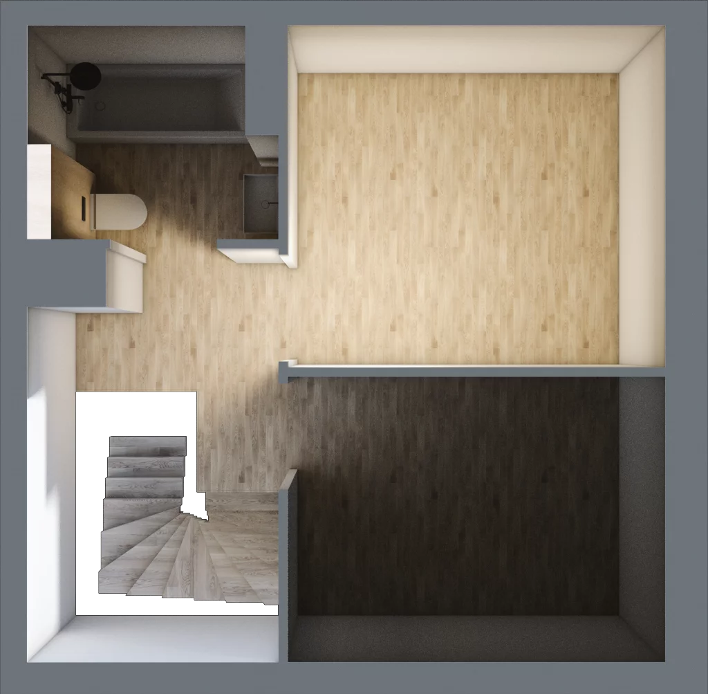 3 pokoje, mieszkanie 54,40 m², piętro 2, oferta nr 4A_28, Nowa Północ, Szczecin, Północ, Stołczyn, ul. Sobola
