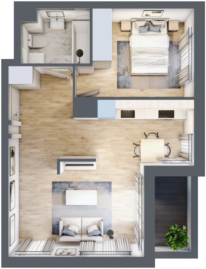 2 pokoje, mieszkanie 44,31 m², piętro 4, oferta nr 10C61, Ursus Centralny, Warszawa, Ursus, Szamoty, ul. Kazimierza Gierdziejewskiego