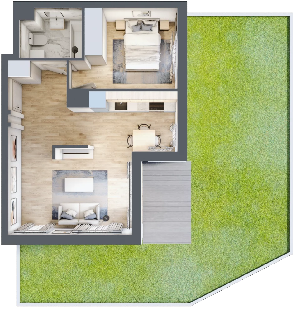 2 pokoje, mieszkanie 44,30 m², parter, oferta nr 10C41, Ursus Centralny, Warszawa, Ursus, Szamoty, ul. Kazimierza Gierdziejewskiego