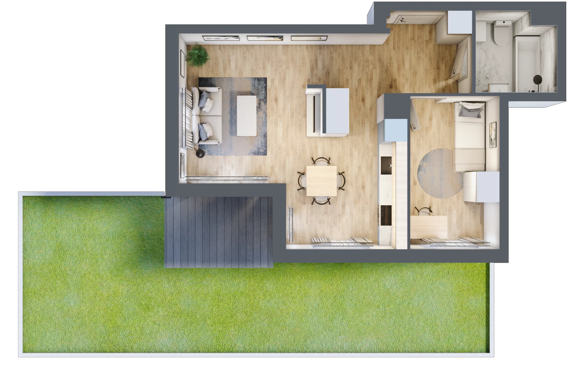 2 pokoje, mieszkanie 47,45 m², parter, oferta nr 10A03, Ursus Centralny, Warszawa, Ursus, Szamoty, ul. Kazimierza Gierdziejewskiego