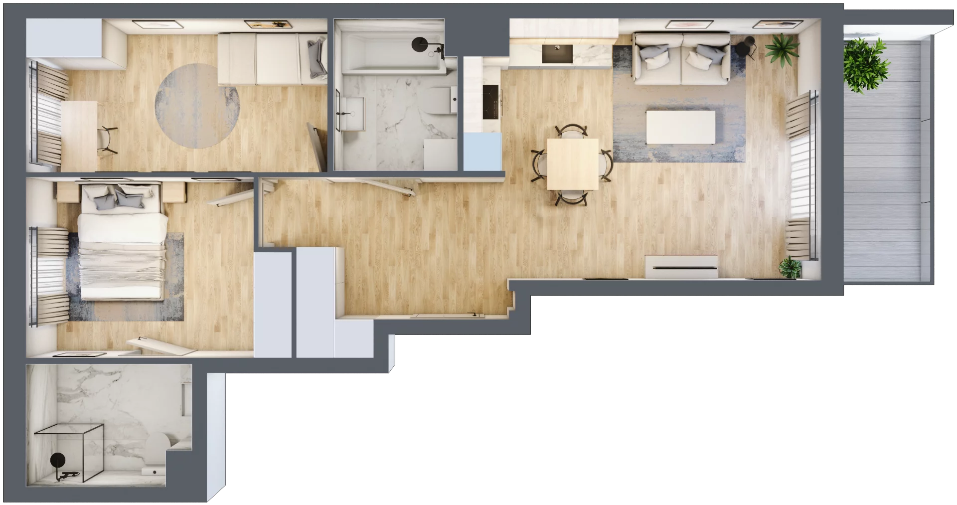 3 pokoje, mieszkanie 62,68 m², piętro 3, oferta nr 10A13, Ursus Centralny, Warszawa, Ursus, Szamoty, ul. Kazimierza Gierdziejewskiego