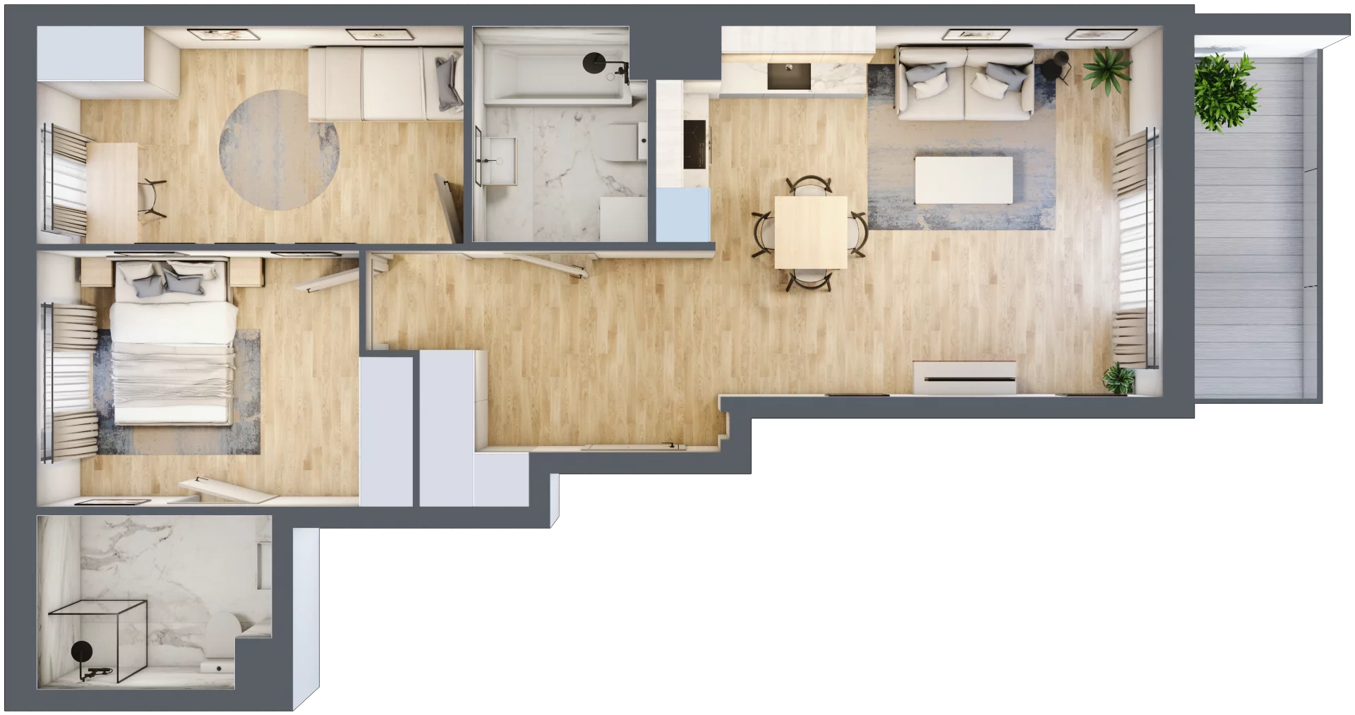 3 pokoje, mieszkanie 62,68 m², piętro 2, oferta nr 10A09, Ursus Centralny, Warszawa, Ursus, Szamoty, ul. Kazimierza Gierdziejewskiego