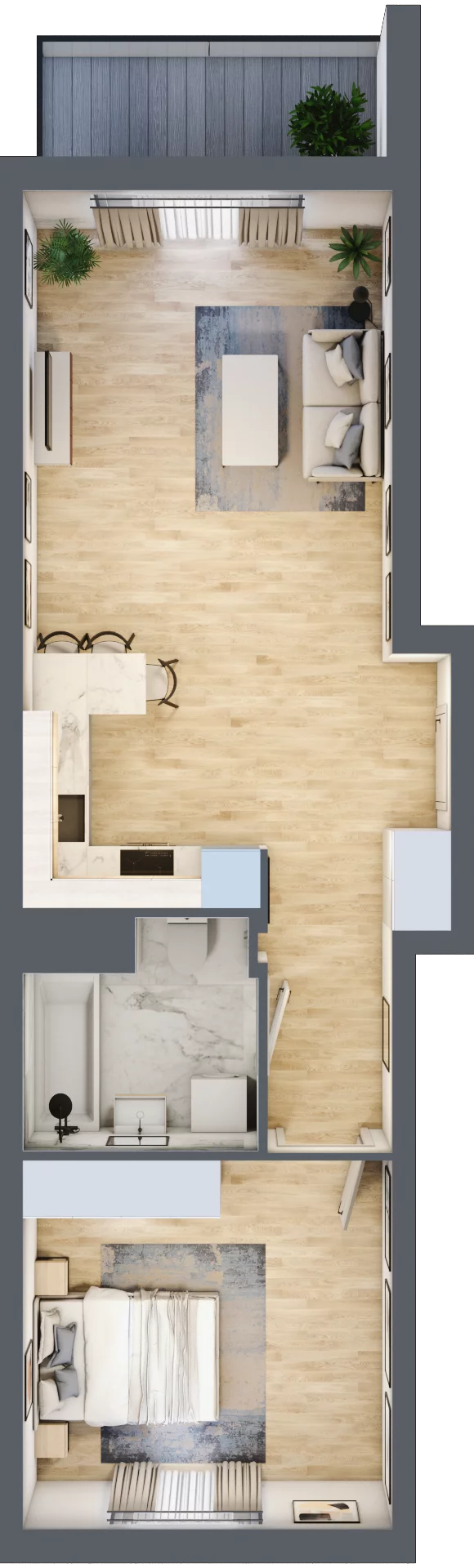 2 pokoje, mieszkanie 50,17 m², piętro 4, oferta nr 11A021, Ursus Centralny etap V i VI, Warszawa, Ursus, Szamoty, ul. Kazimierza Gierdziejewskiego