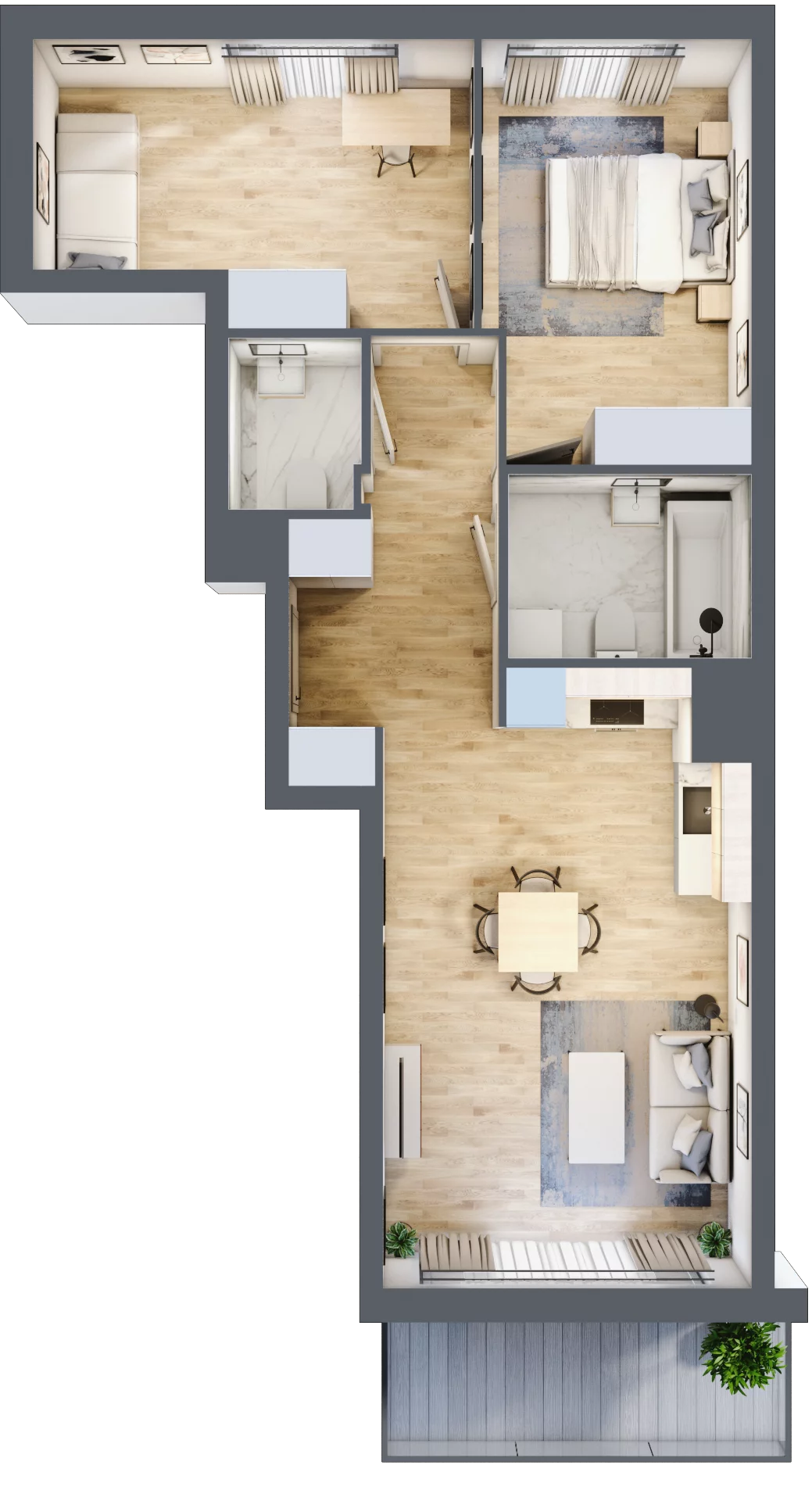 3 pokoje, mieszkanie 60,29 m², piętro 5, oferta nr 8A023, Ursus Centralny etap V i VI, Warszawa, Ursus, Szamoty, ul. Kazimierza Gierdziejewskiego